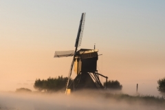 "Windmill at sunrise Kinderdijk-Holland" / Photographer - Jasper Legrand